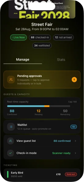 Mobile app preview